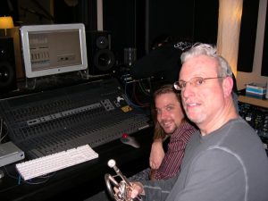 Recording a project for Producer Joe Alley at Winterland Studios in Minneapolis, Feb. '08