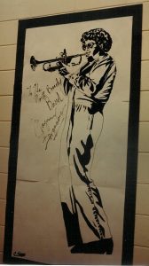 The Students of North Branch High School Drew This Life-size  Picture Of Maynard Ferguson, Which He 